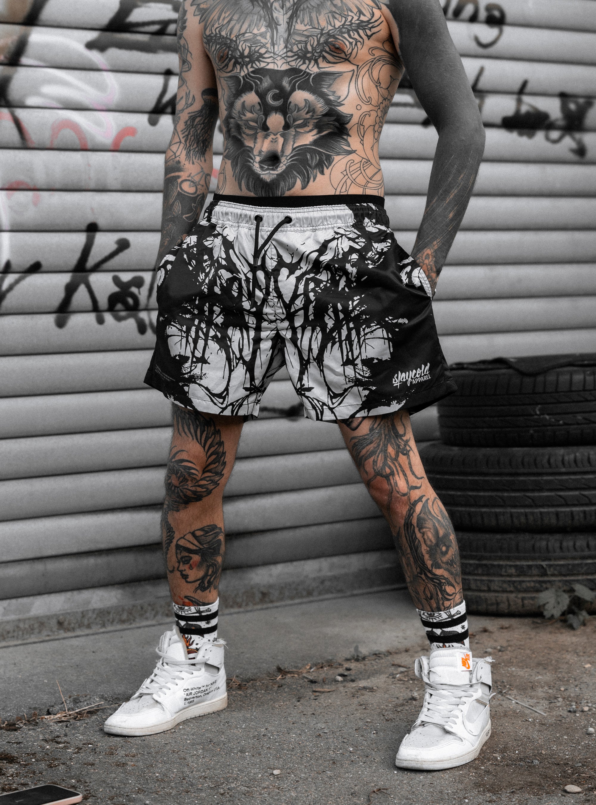 Killsilver (black) - Swim Shorts