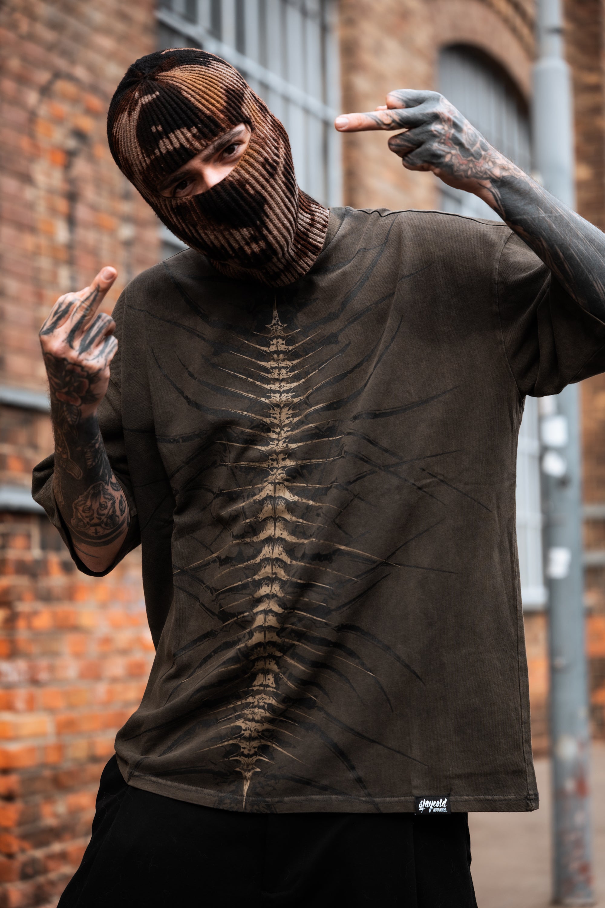 Lineage Of Dusk (dirty) - Heavy Oversized T-Shirt (250GSM)