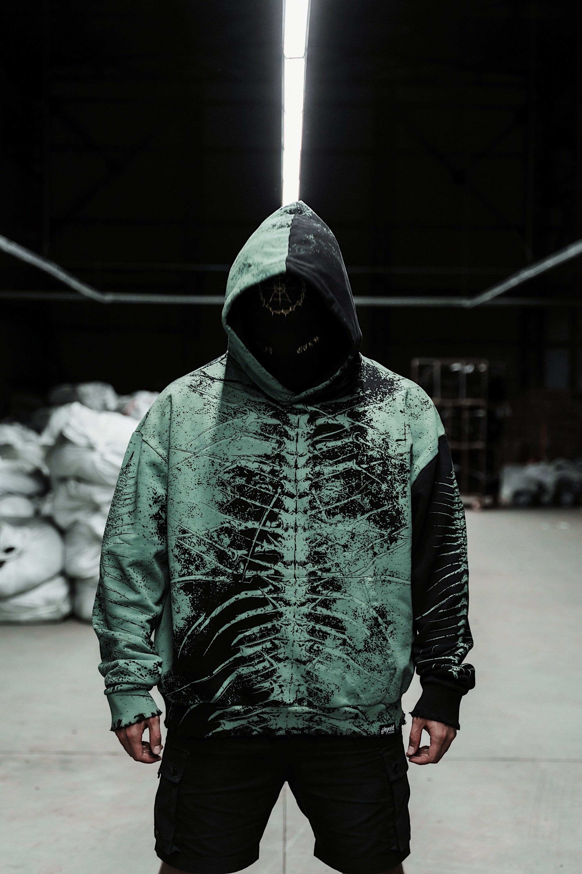 Lineage Of Dusk (mentol) - Heavy Oversized Hoodie (400GSM)