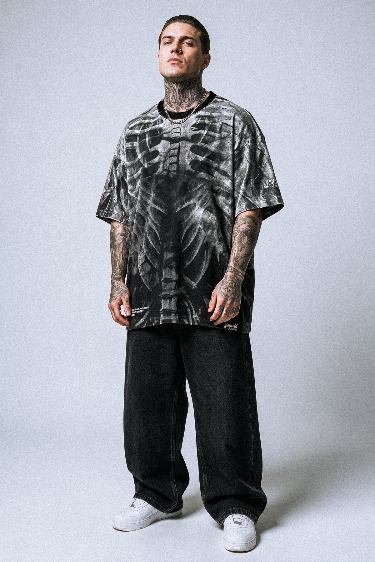 Mortal Shell (Black) - Heavy Oversized T-Shirt (250GSM)