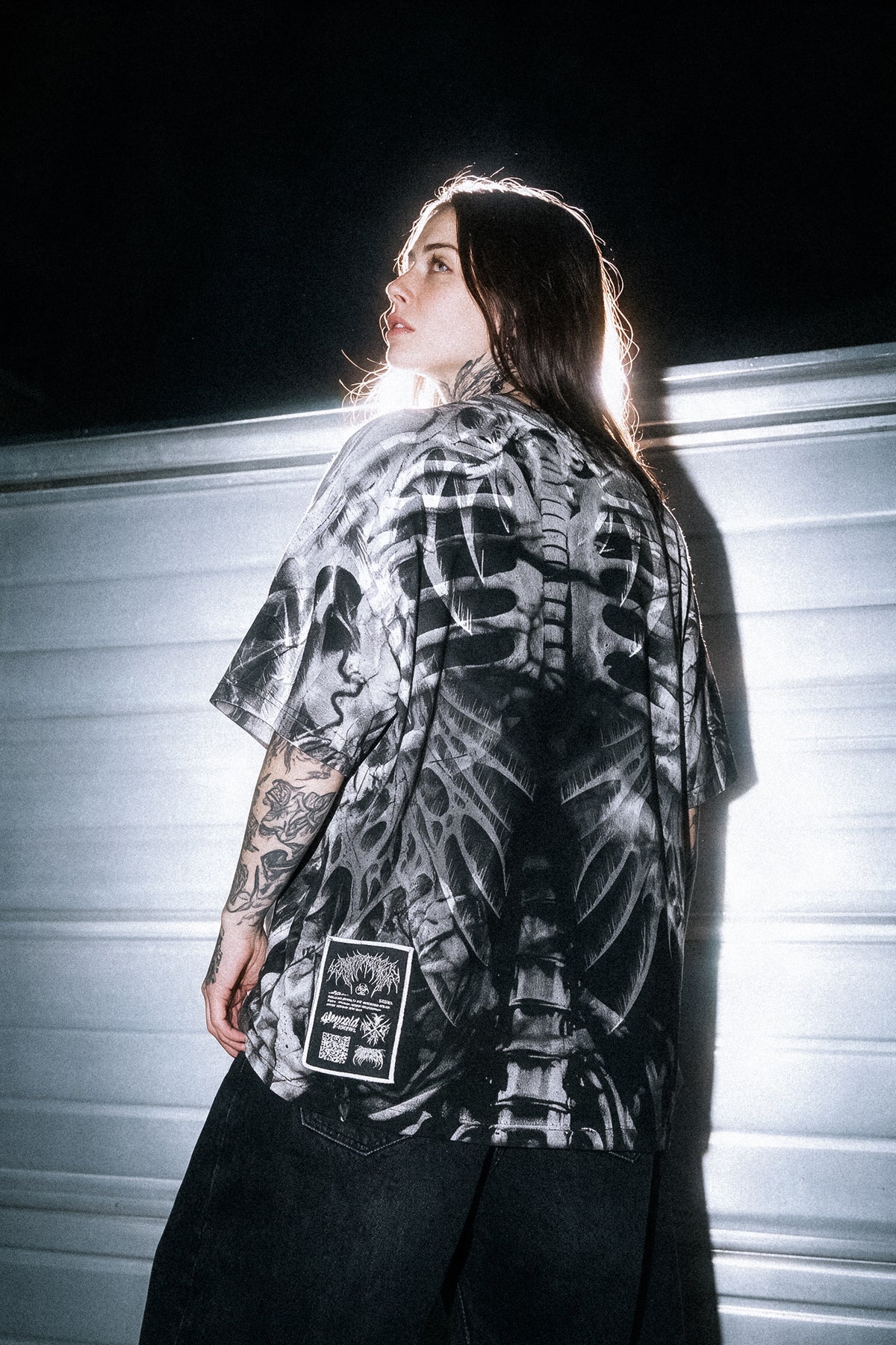 Mortal Shell (Black) - Heavy Oversized T-Shirt (250GSM)