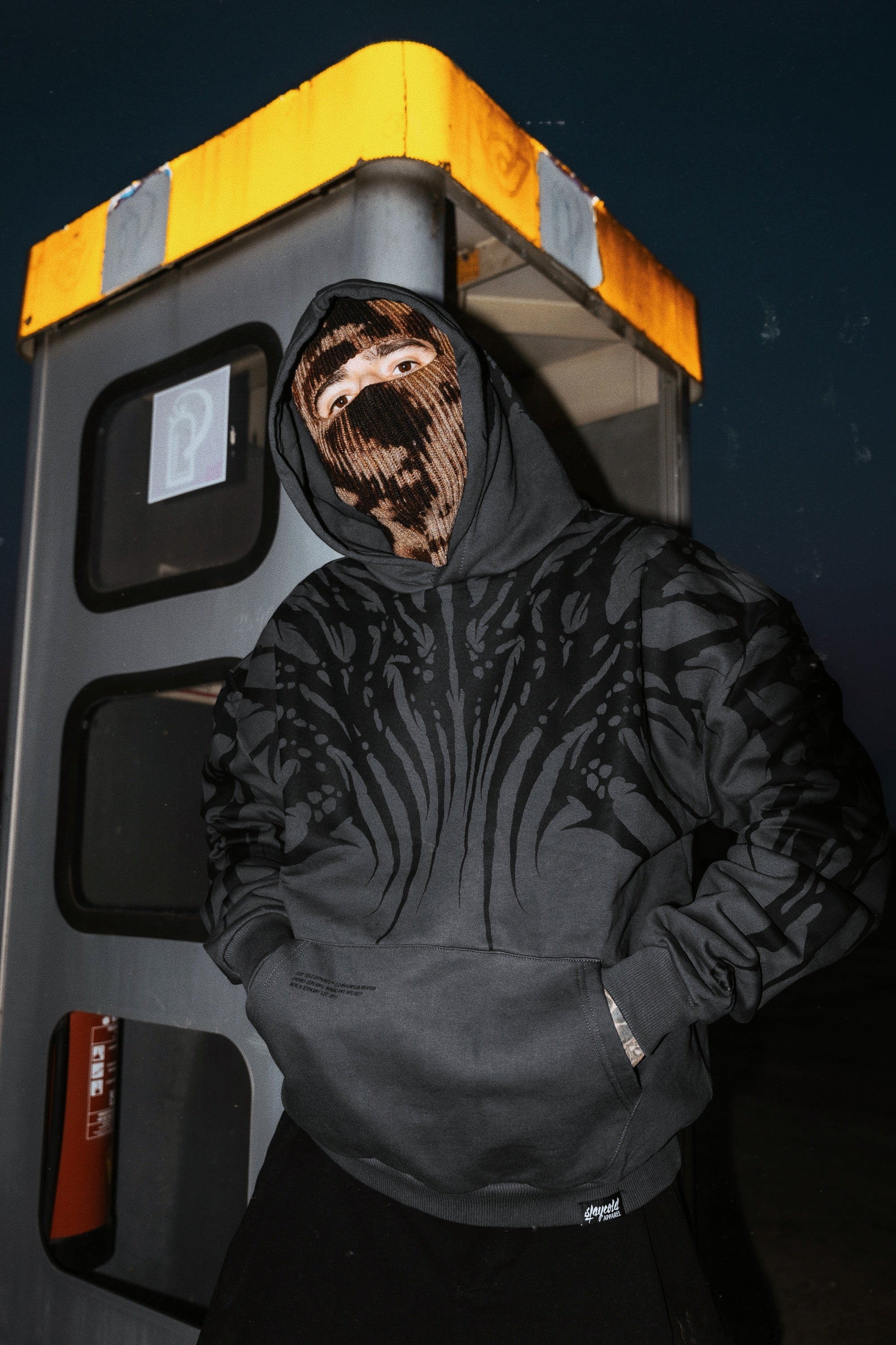 Necroblade (dark grey) - Heavy Oversized Hoodie (400GSM)