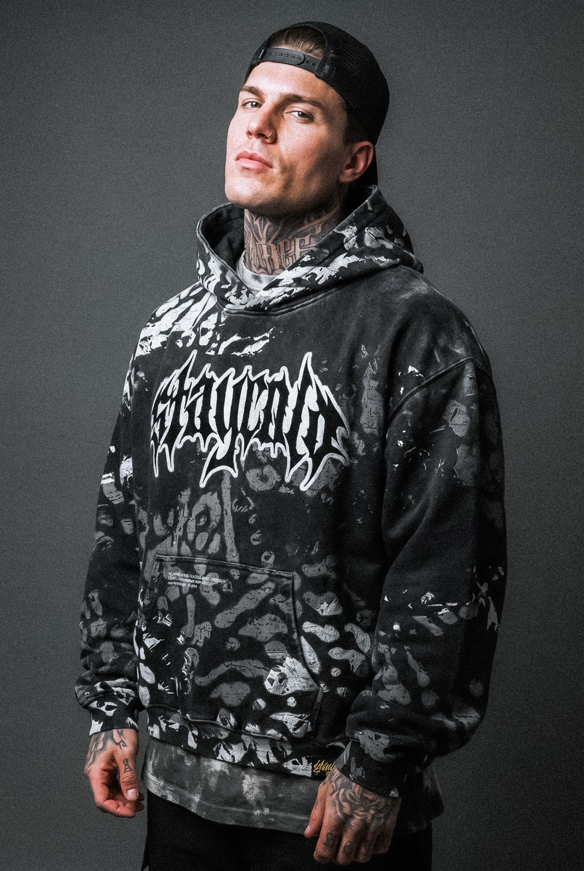 Night Ops (Glow In The Dark) - Heavy Oversized Hoodie (400GSM)