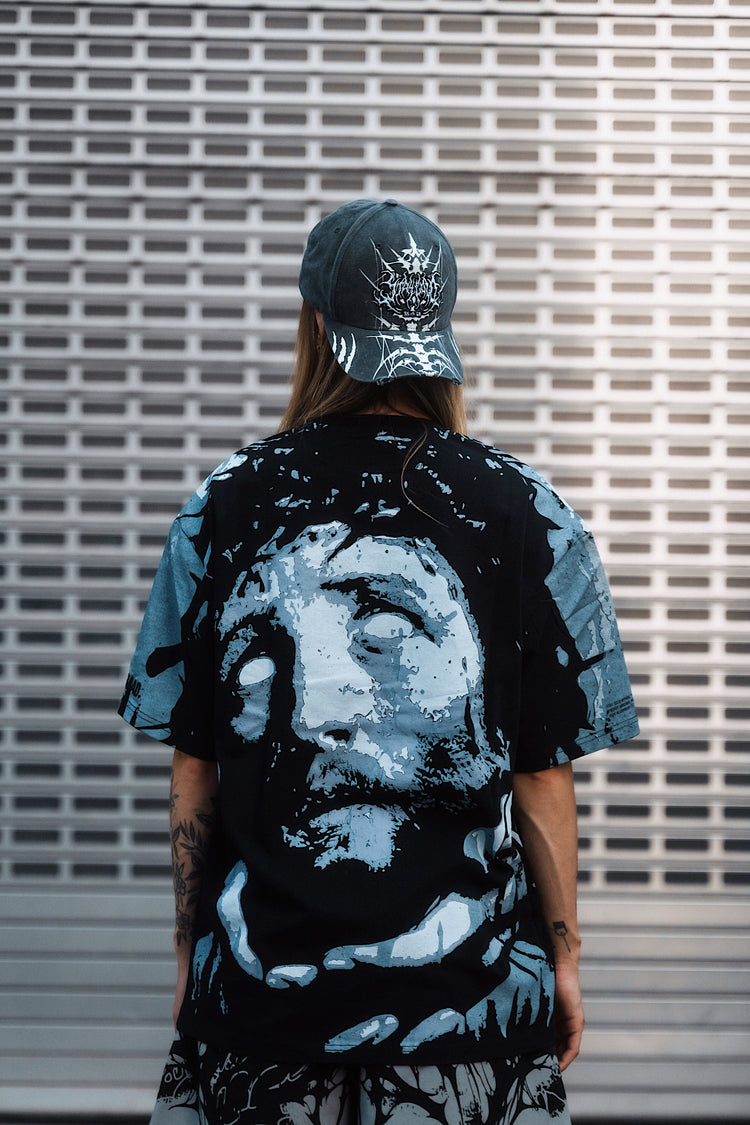 Nocturnal Oath (black) - Oversized T-Shirt (200GSM) Image 3