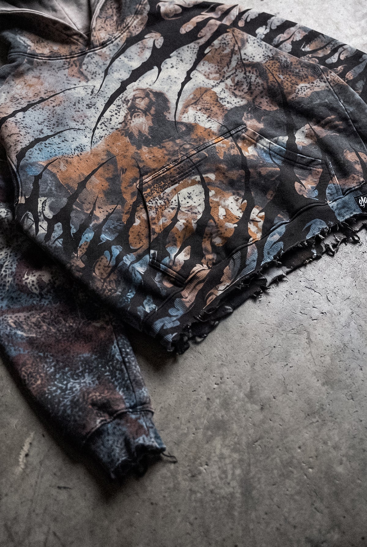 Revelation (Allover) – Schwerer Oversized-Hoodie (400 g/m²)
