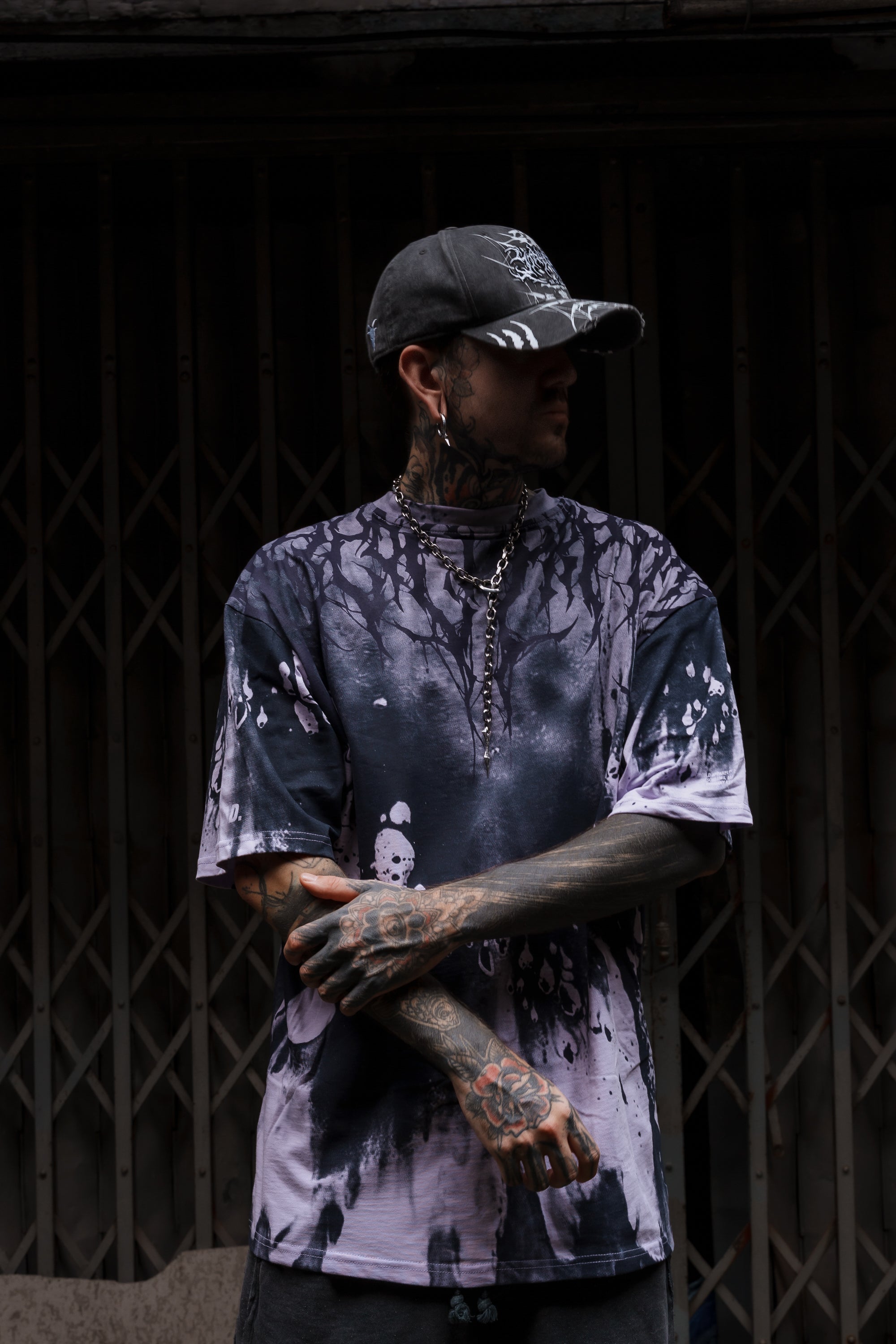 Reign Of Blood (purple) - Oversized T-Shirt (200GSM)