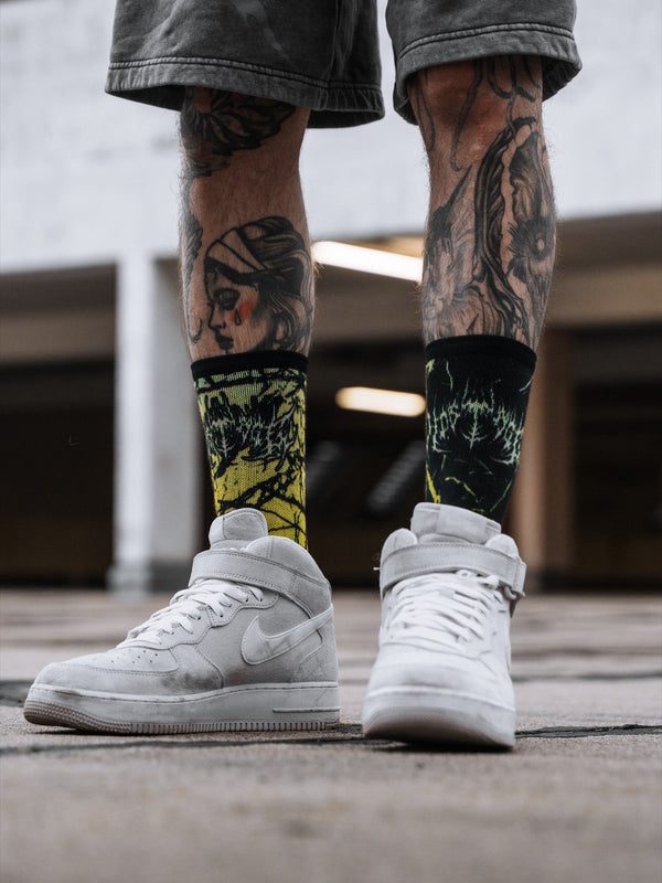 Ragshift (Yellowish) - Comfort Socks Lifestyle Image