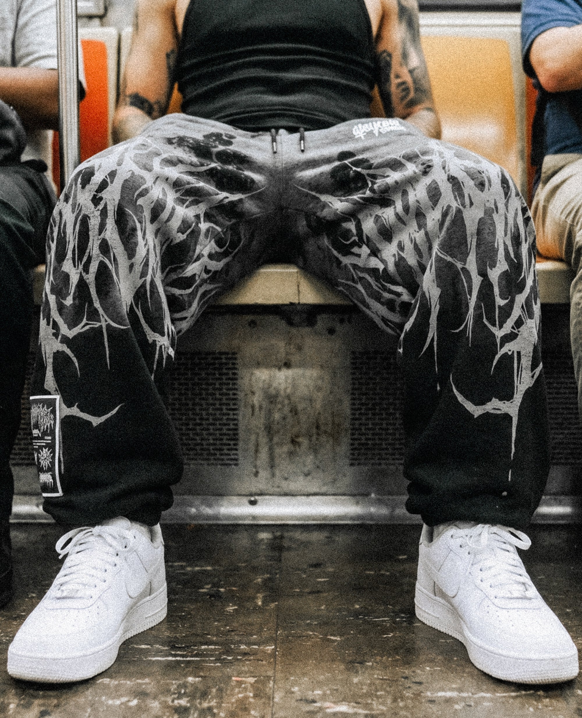 Reign Of Blood (grey dye) - Sweatpants (350GSM)