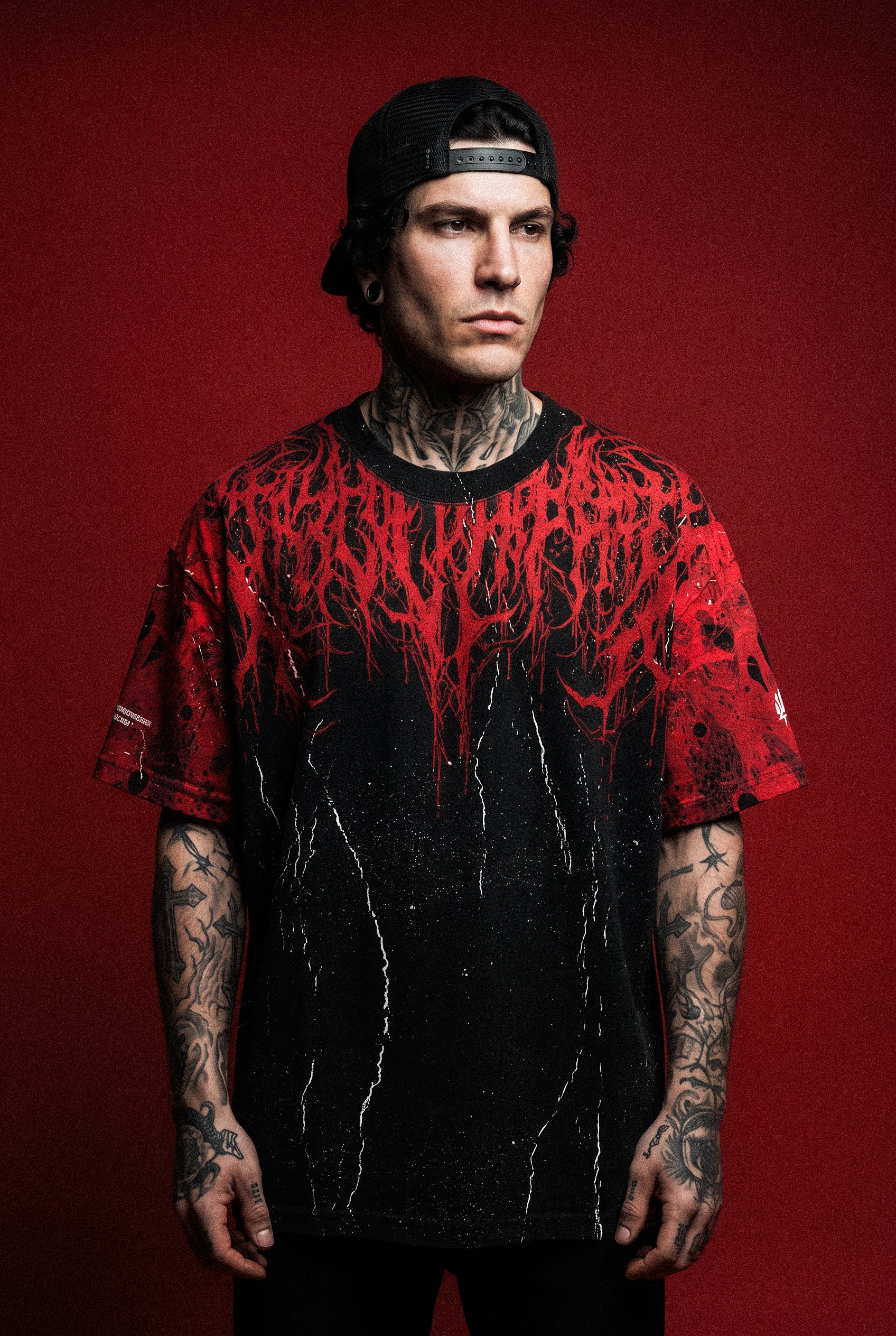 Reign Of Blood (Hellskin) - Heavy Oversized T-Shirt (250GSM)