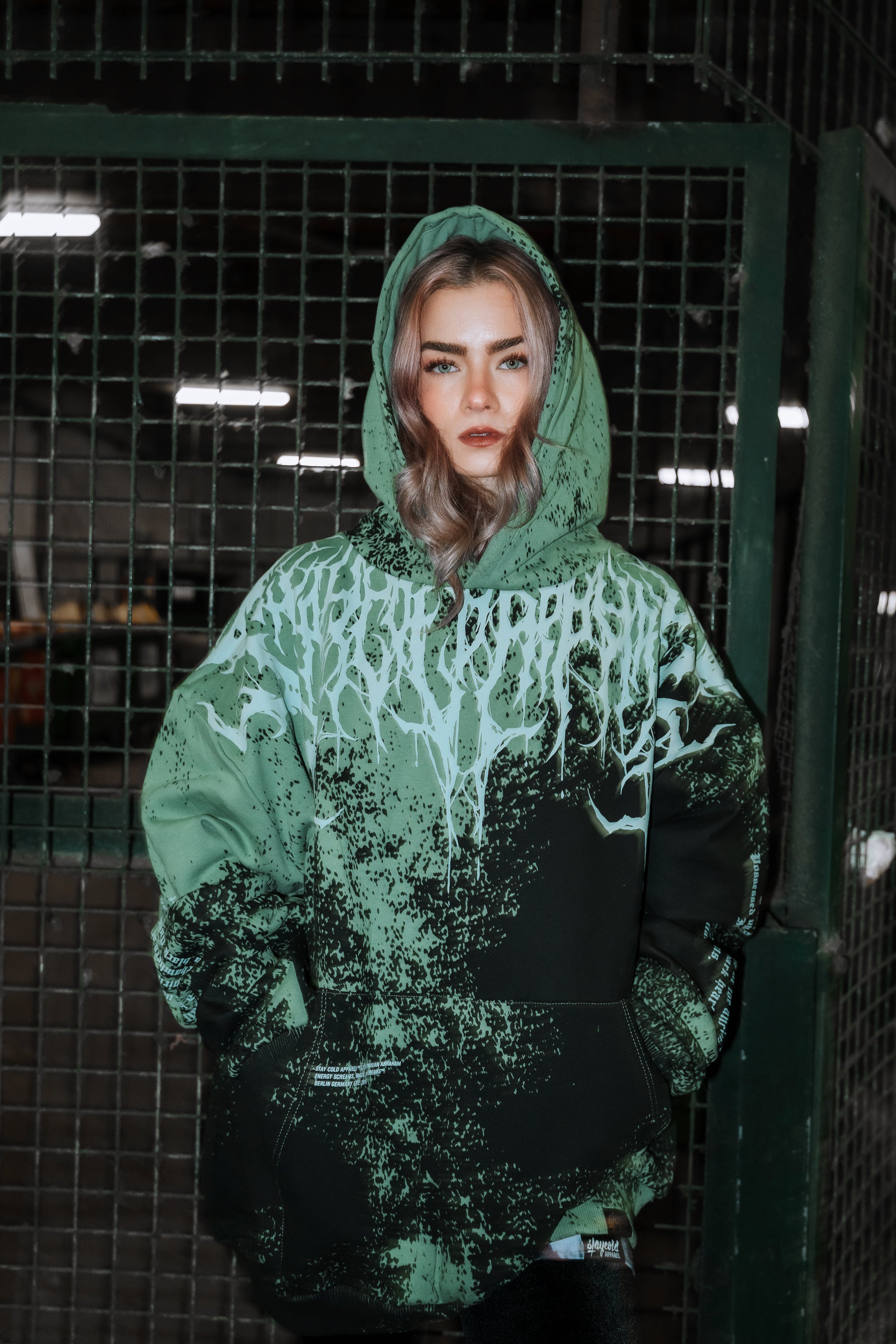 Reign Of Blood (mentol) - Oversized Hoodie (350GSM)