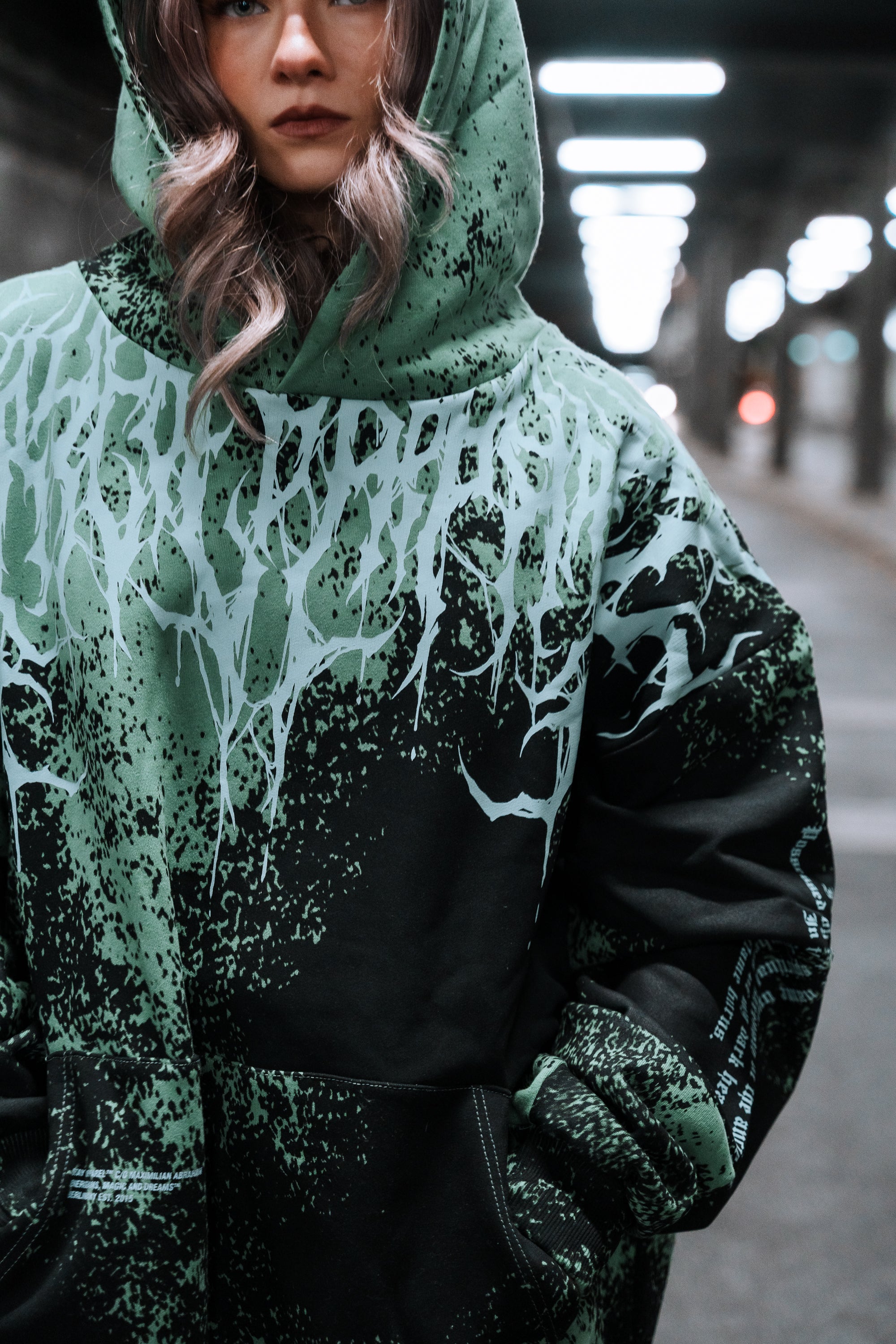 Reign Of Blood (mentol) - Oversized Hoodie (350GSM)