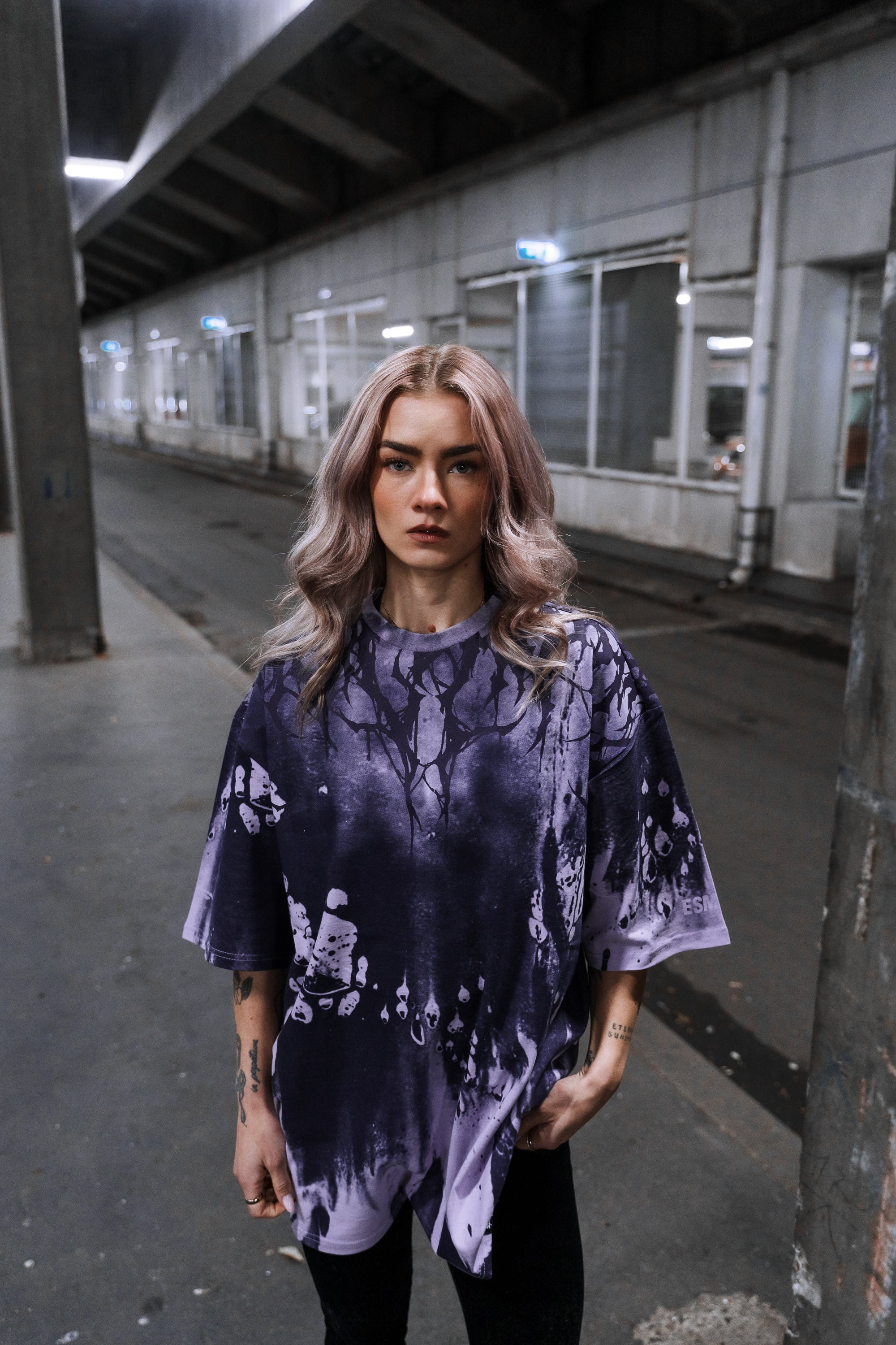 Reign Of Blood (purple) - Oversized T-Shirt (200GSM)