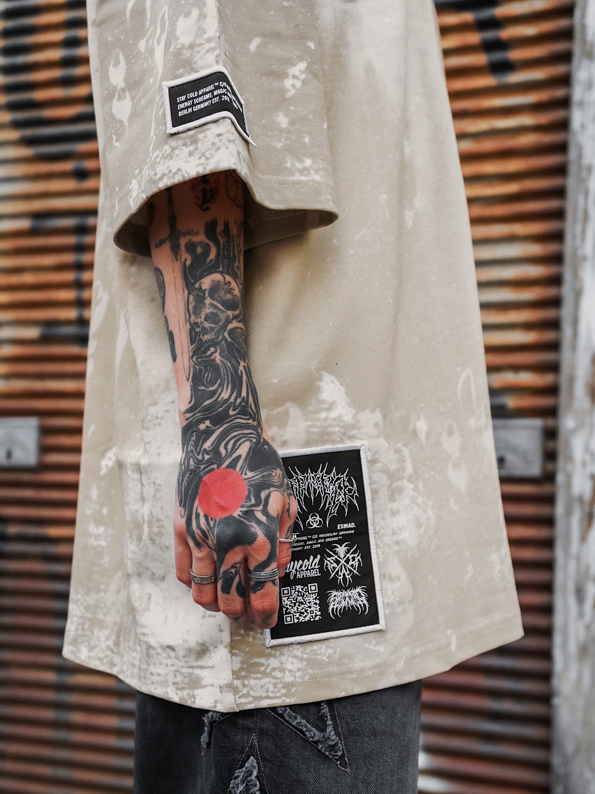 Reign Of Blood (dirty sand) - Heavy Oversized T-Shirt (250GSM)