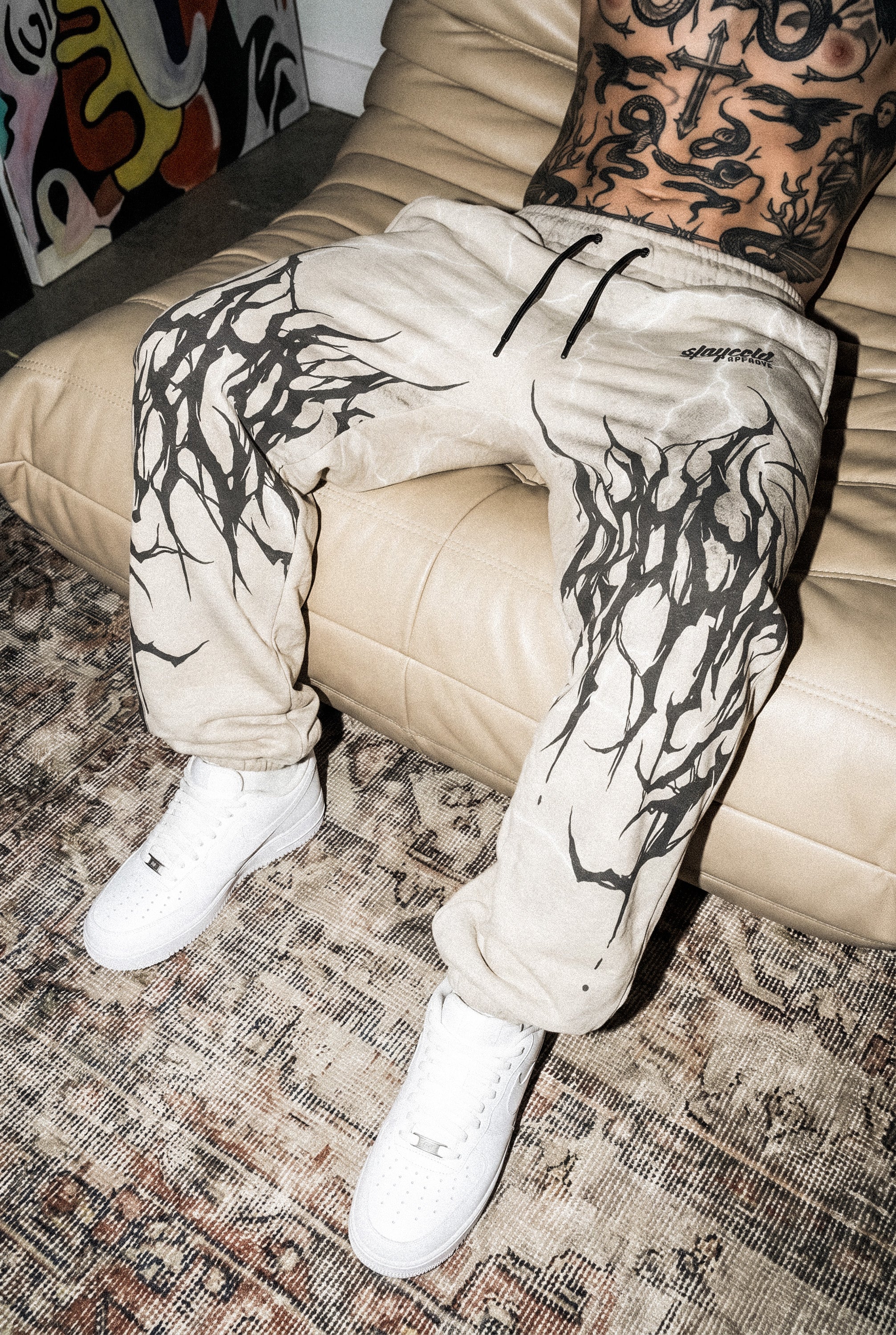 Reign Of Blood (sand) - Sweatpants (350GSM)