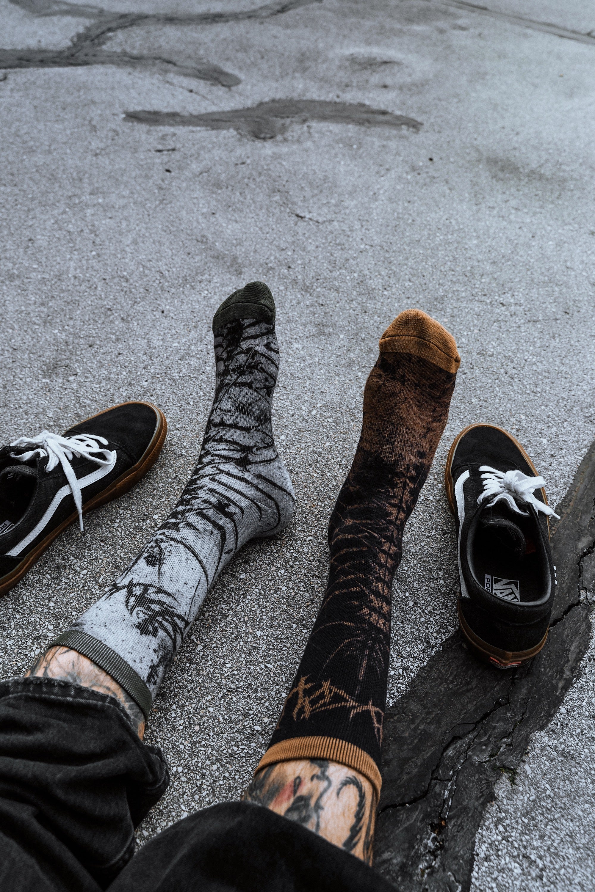 Rustpatch (Ocker) - Comfort Socks