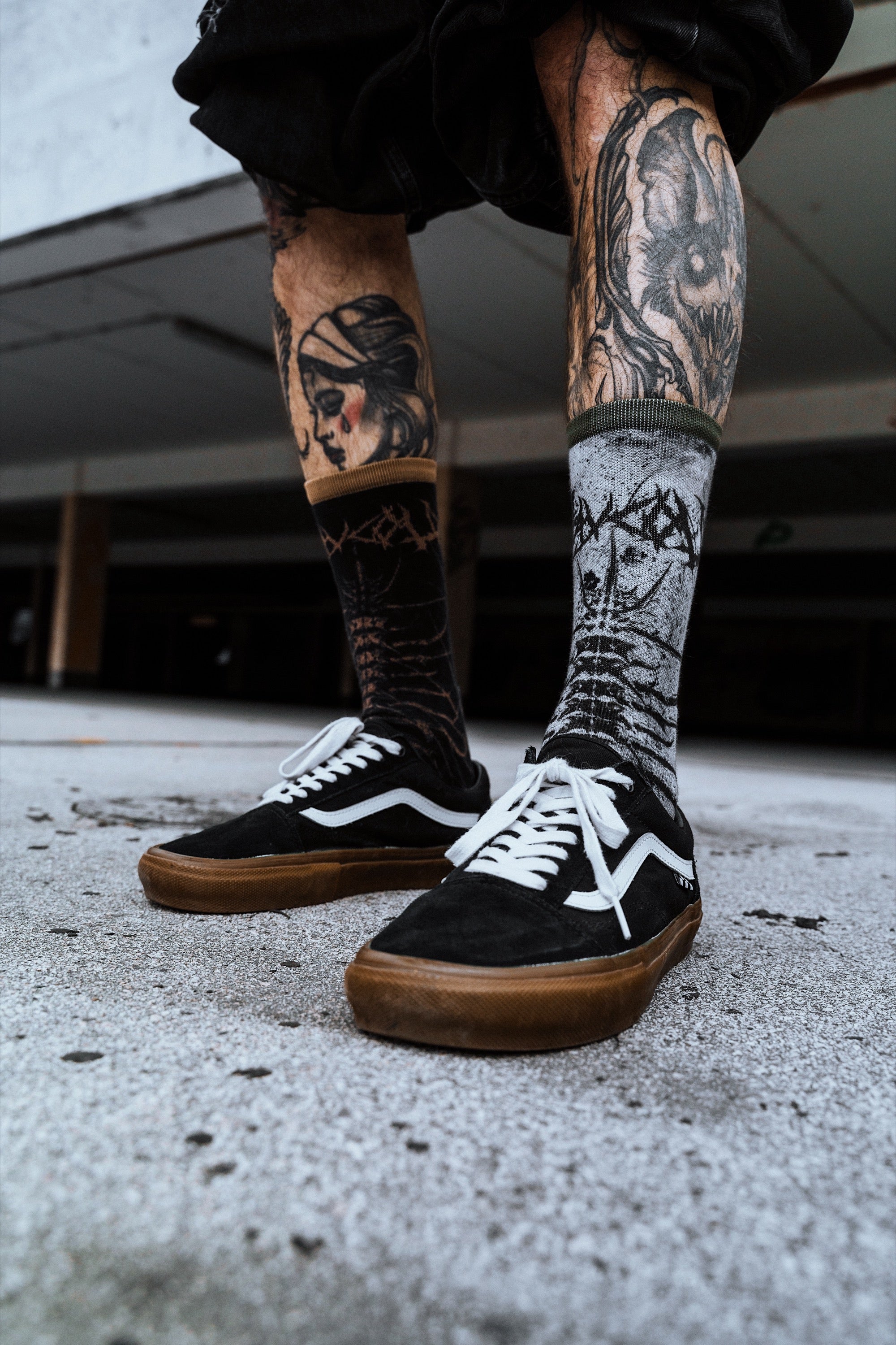 Rustpatch (Ocker) - Comfort Socks