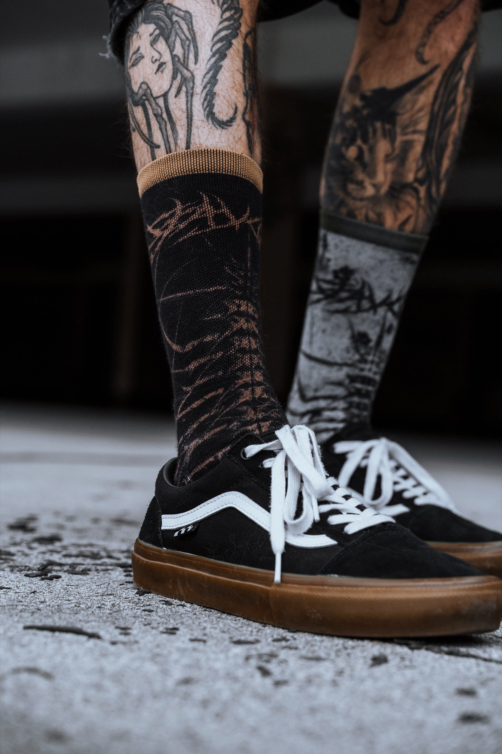 Rustpatch (Ocker) - Comfort Socks