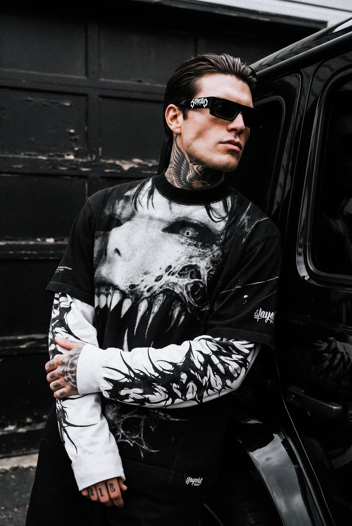 Soulshred (Black) - Double-Layer Longsleeve (250GSM)
