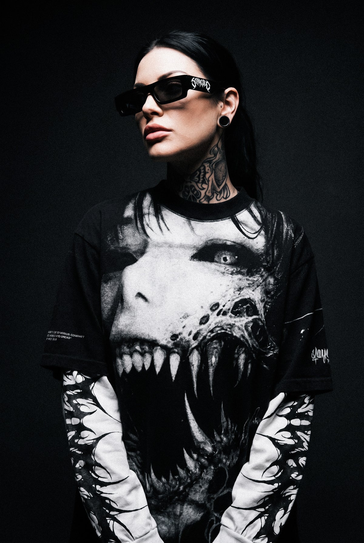 Soulshred (Black) - Double-Layer Longsleeve (250GSM)