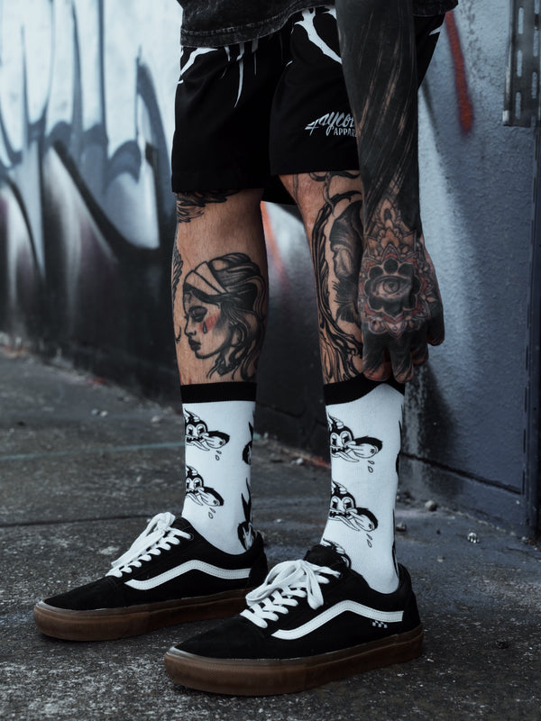 Spitting Evil - Socks Lifestyle Image