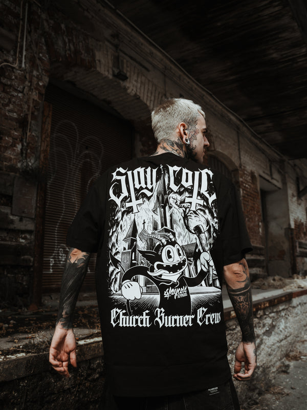 Church Burner Crew - T-Shirt Lifestyle Image
