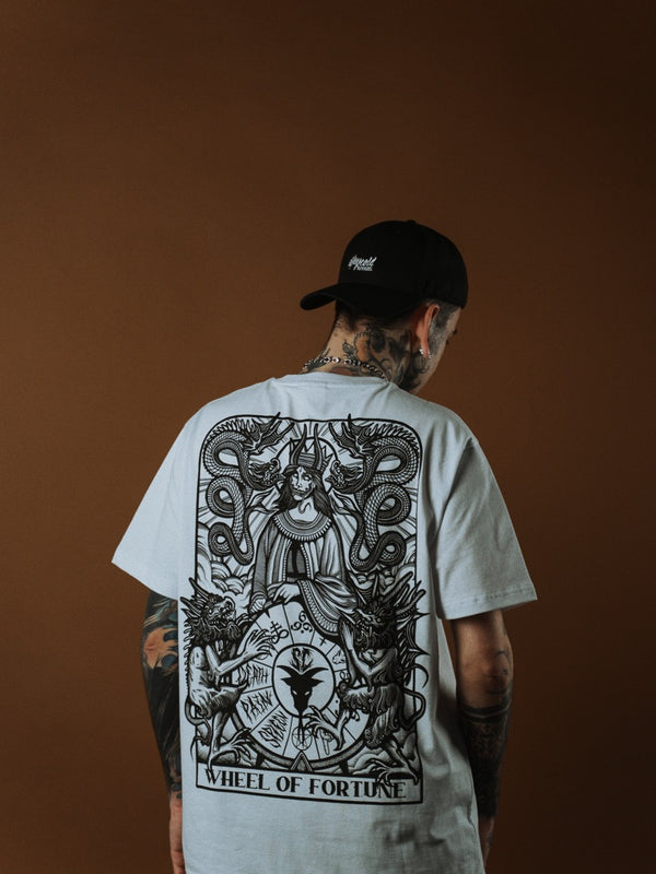 Wheel of Fortune - T-Shirt White Lifestyle Image