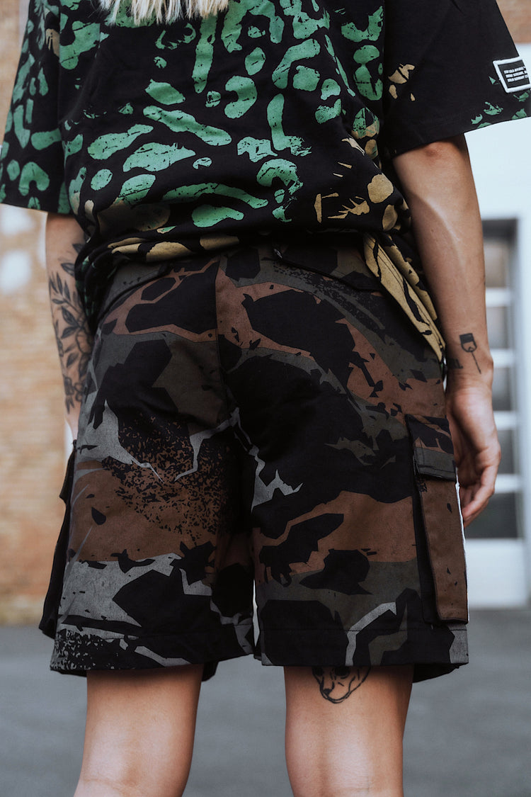 Tactical Skin (Camo) - Cargo Shorts (260GSM) Image 3
