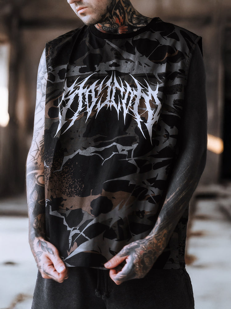 Tactical Skin (Camo) - Sleeveless (200GSM) Image 3