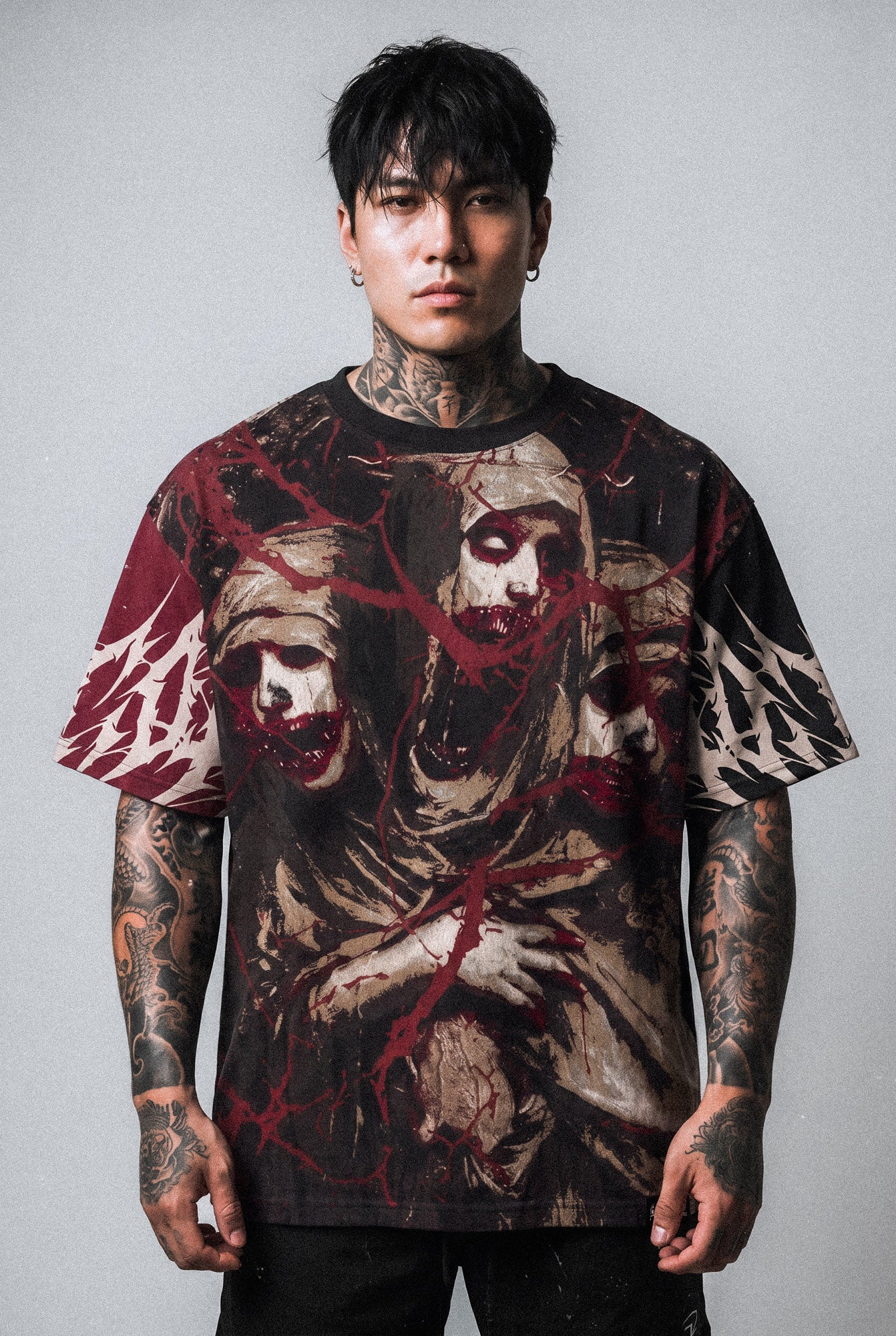 Tears of God (black) - Oversized T-Shirt (200GSM)
