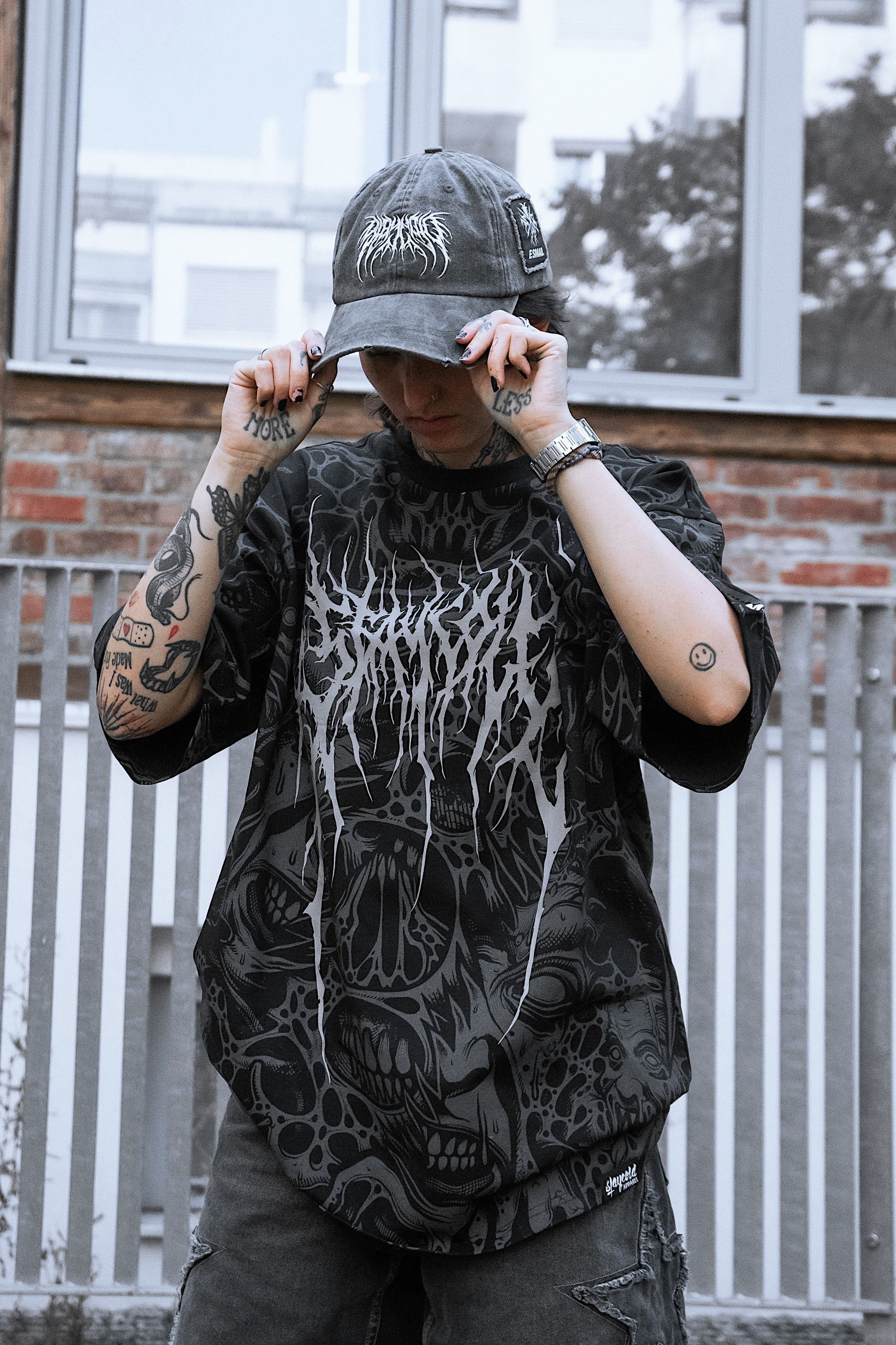 The Hollow Blaze (Allover) - Oversized T-Shirt (200GSM)