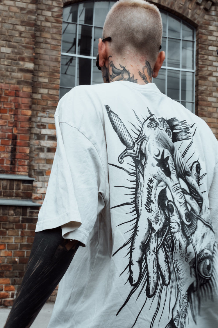 Think Twice - Oversized T-Shirt Image 4