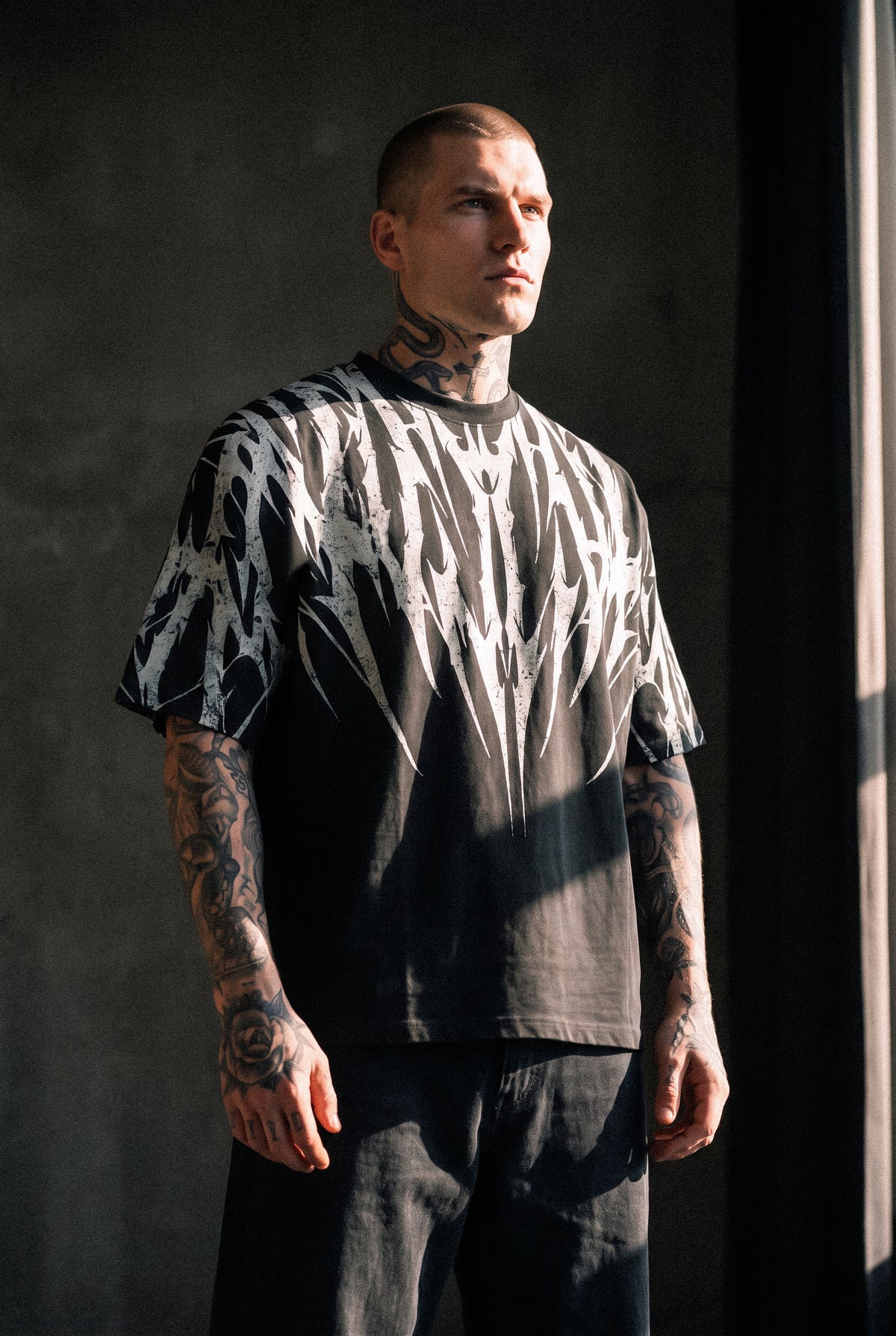 Thornbreaker (White) - Oversized T-Shirt (200GSM)