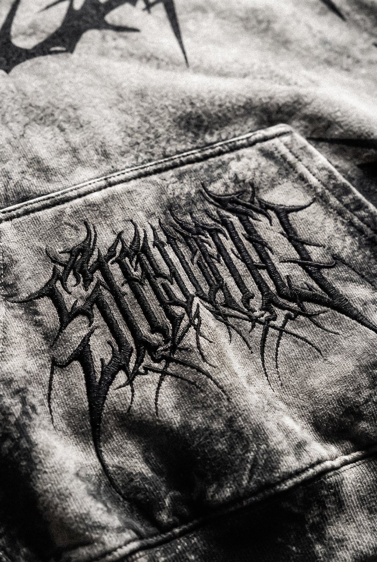 Thornwave (Silver) - Heavy Oversized Hoodie (400GSM)