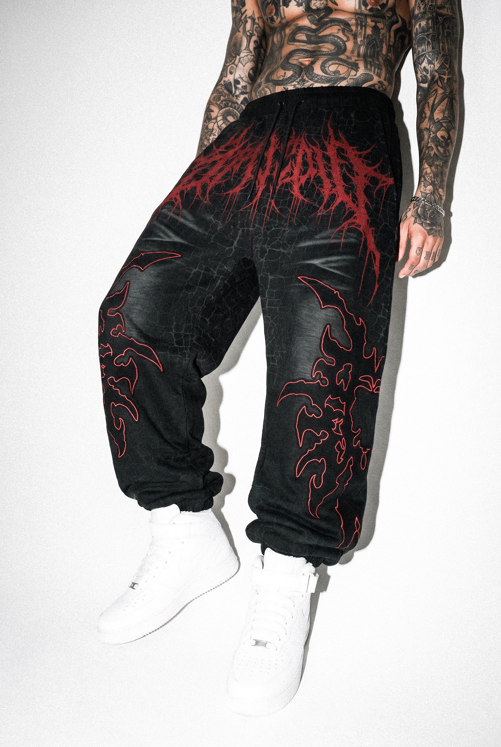 Warforged (Black) - Sweatpants (350GSM)