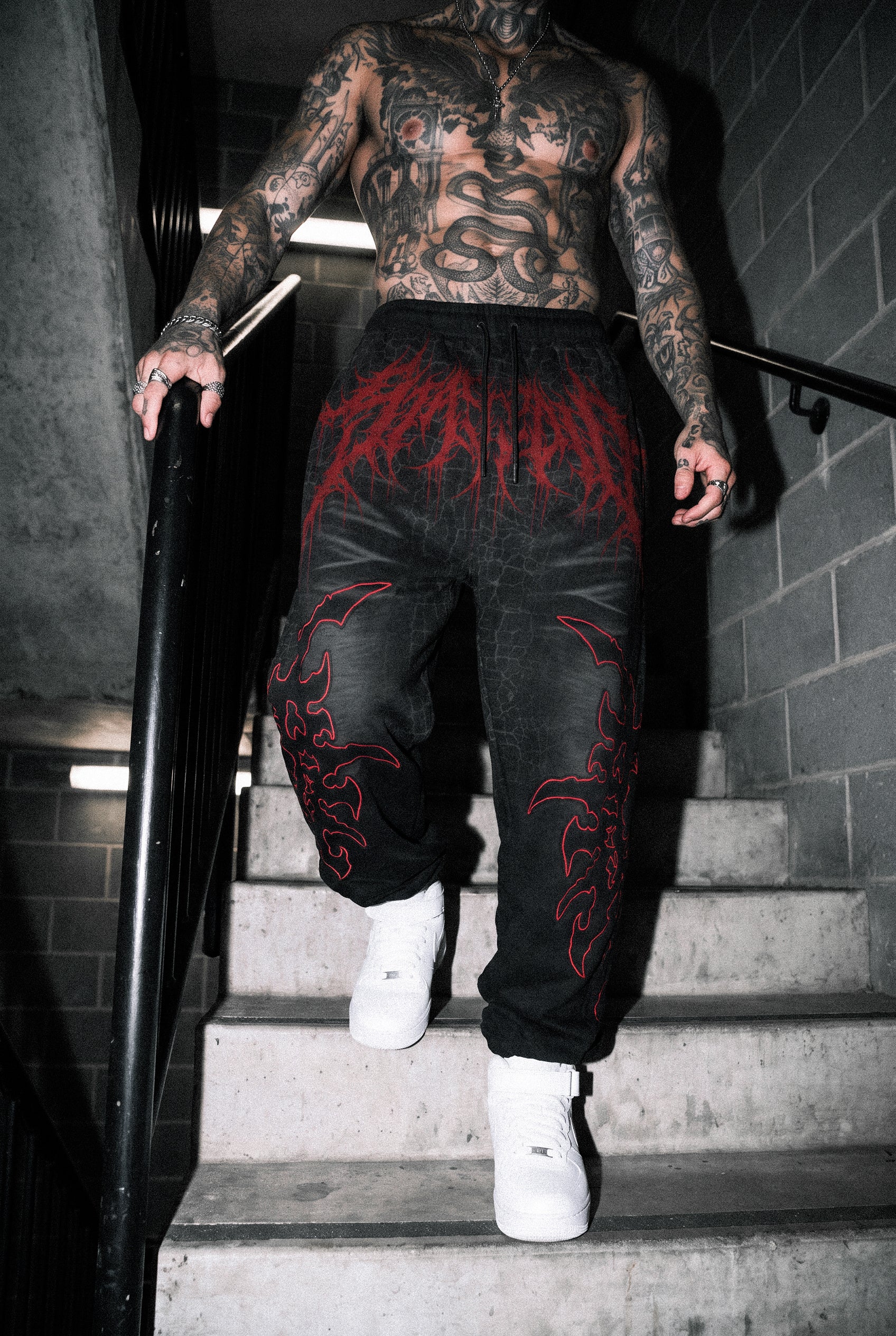 Warforged (Black) - Sweatpants (350GSM)