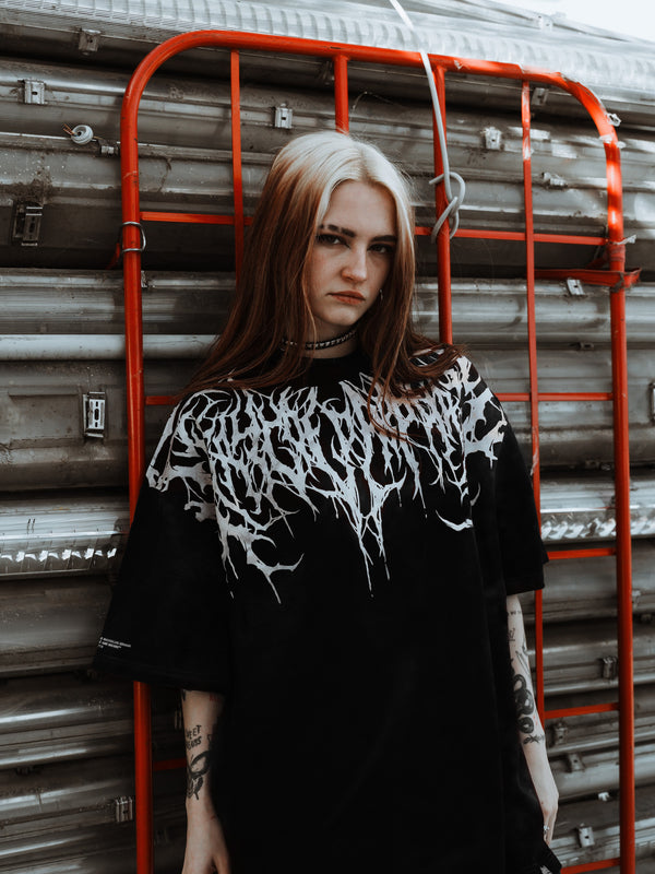 Reign Of Blood 1.0 - Heavy Oversized T-Shirt 250GSM Lifestyle Image