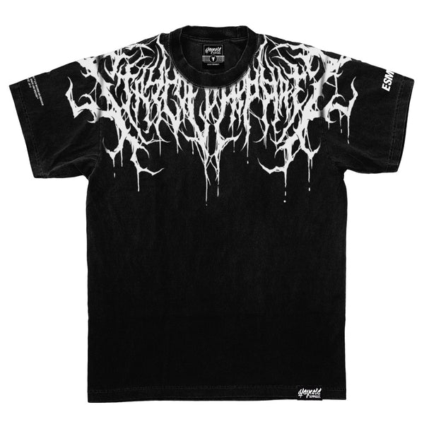 Reign Of Blood 1.0 - Heavy Oversized T-Shirt 250GSM Mockup