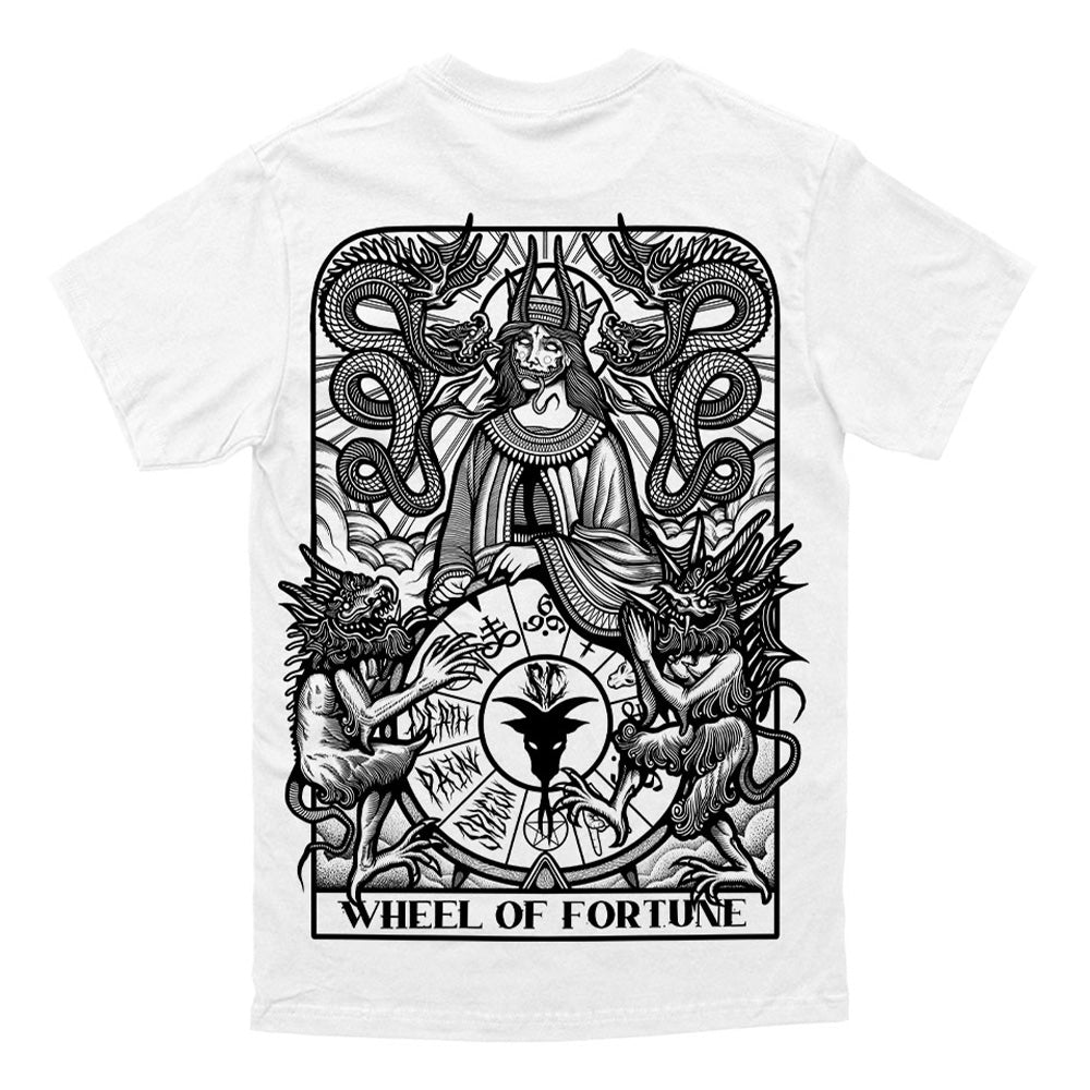 Wheel of Fortune - T-Shirt White Mockup
