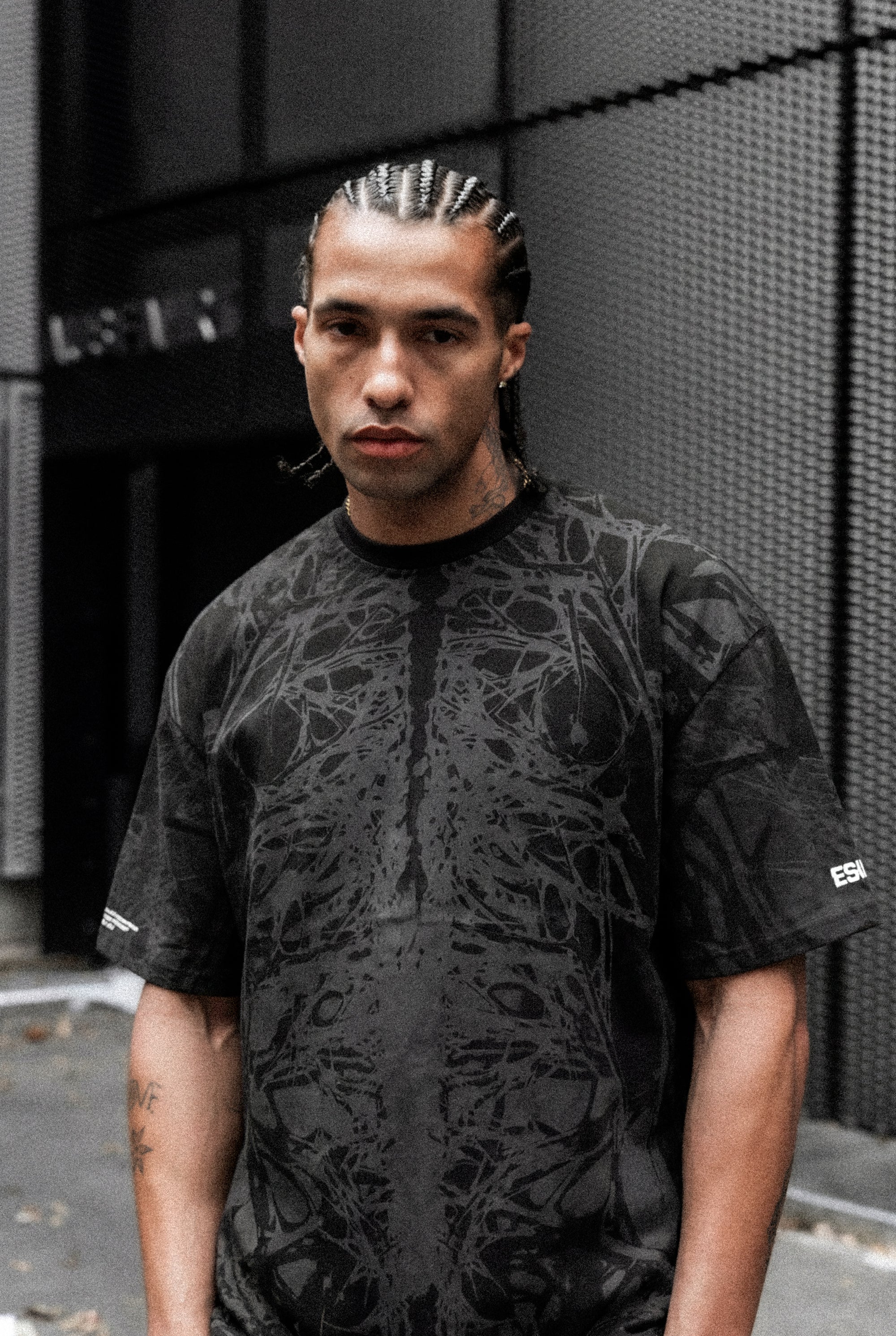 Deathwood (dark grey) - Heavy Oversized T-Shirt (250GSM)