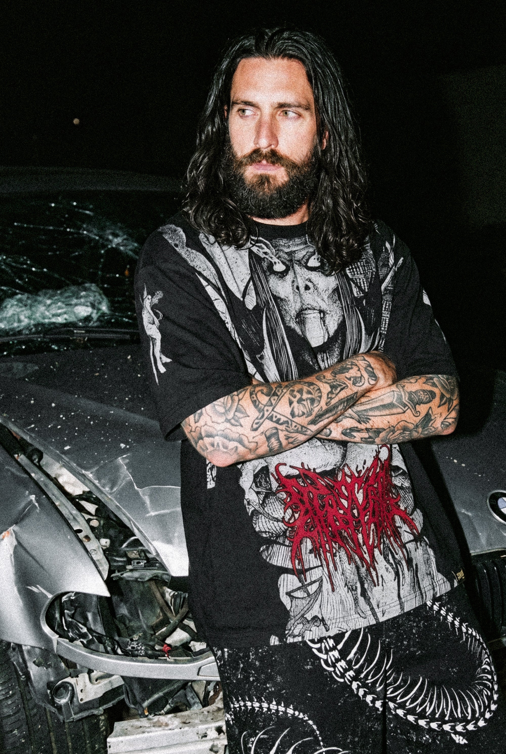 Vlad The Impaler (black) - Oversized T-Shirt (200GSM)