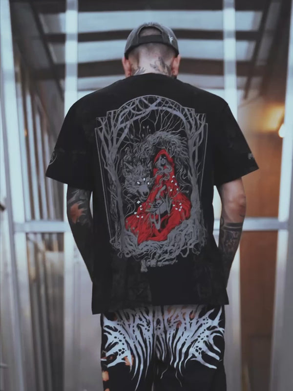 In The Woods - Customized Regular T-Shirt (200GSM) Lifestyle Image
