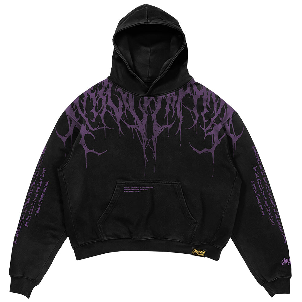 Reign Of Blood (Dark Purple) - Heavy Oversized Hoodie (400GSM)