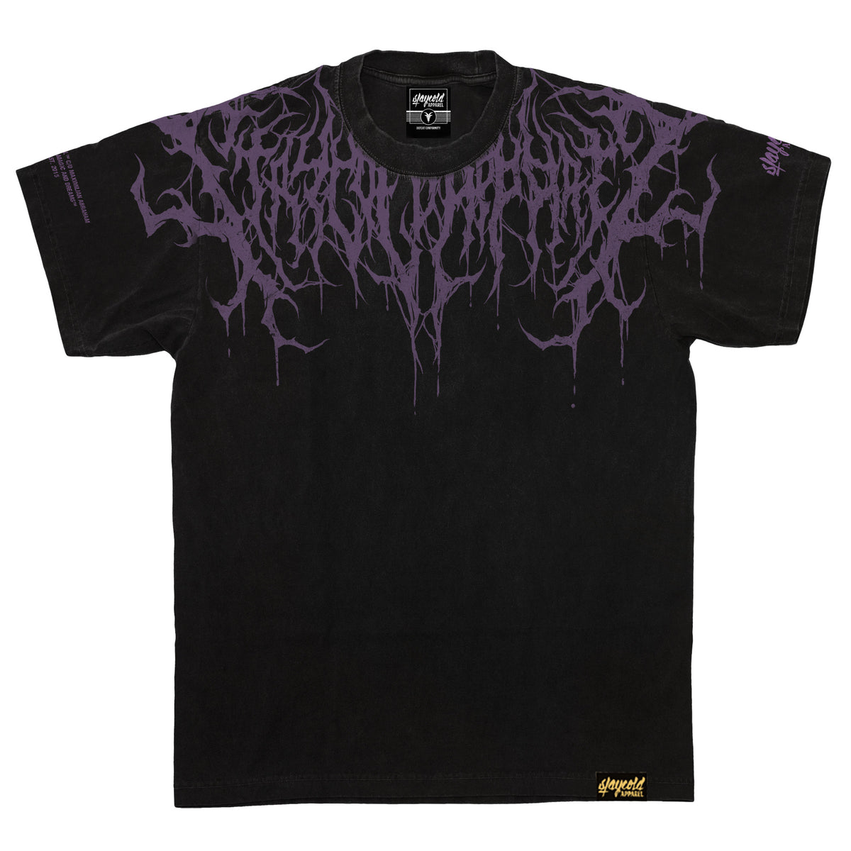 Reign Of Blood (Dark Purple) - Heavy Oversized T-Shirt (250GSM)