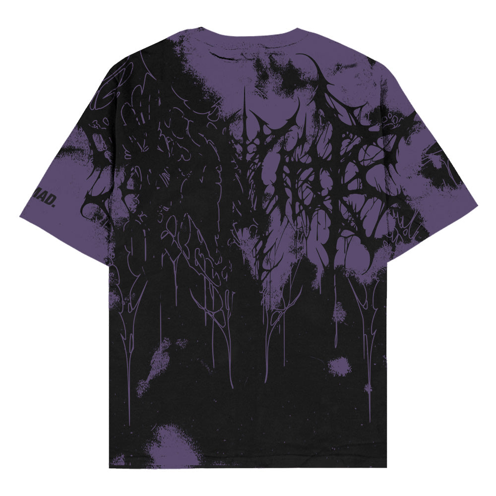 Daggerwave (purple) - Oversized T-Shirt (200GSM)