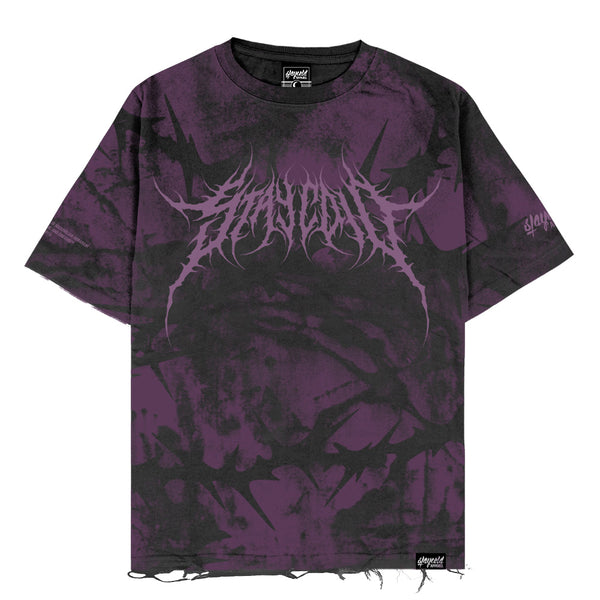 Purple Hazard (purple) - Oversized T-Shirt (200GSM)