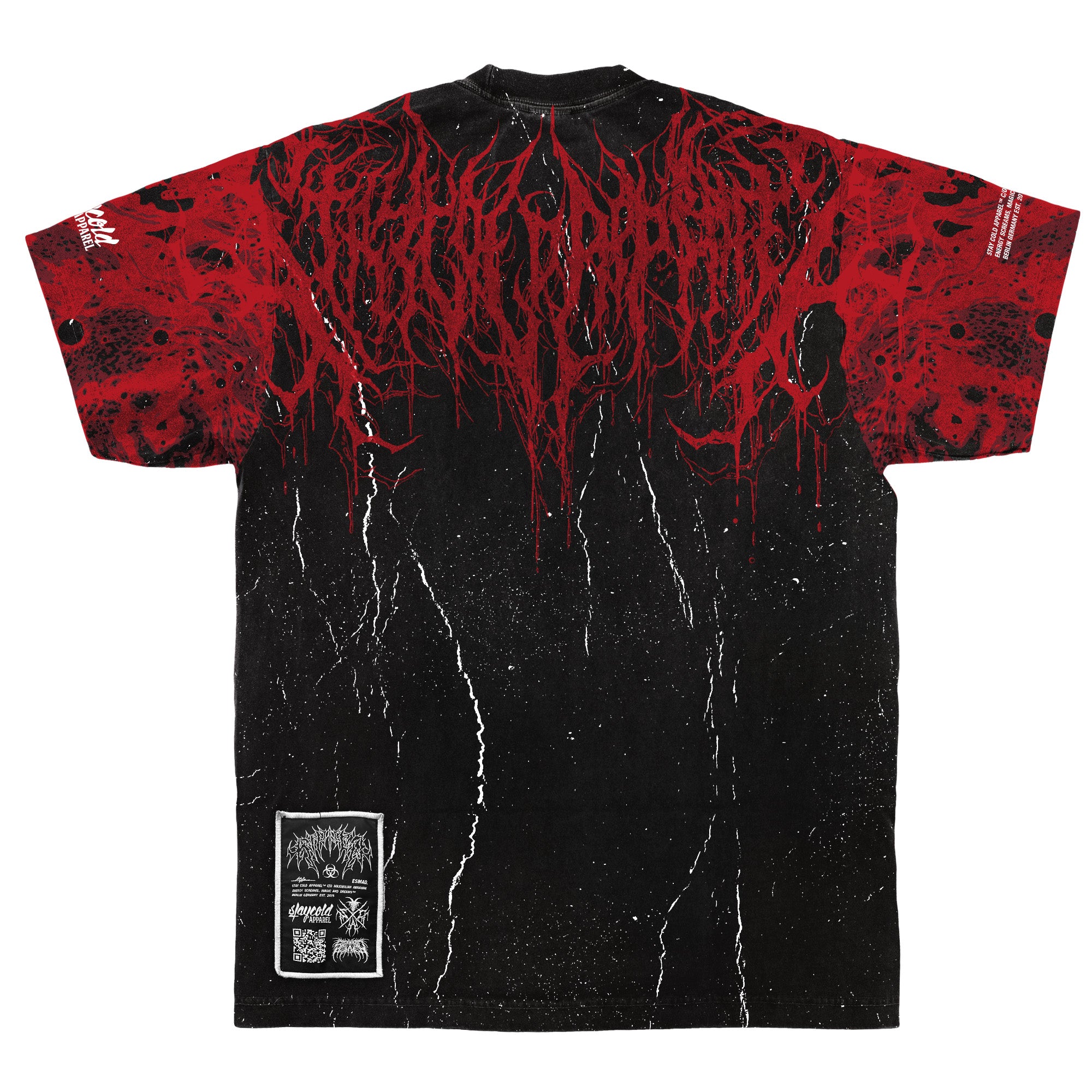 Reign Of Blood (Hellskin) – Heavy Oversized T-Shirt (250GSM) – Back mockup