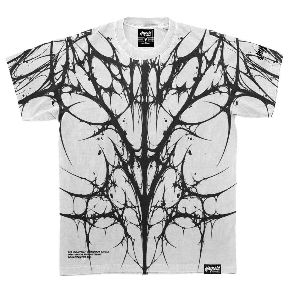 Ripcage (White) - Heavy Oversized T-Shirt (250GSM)
