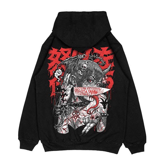 Grim Grin - Oversized Hoodie