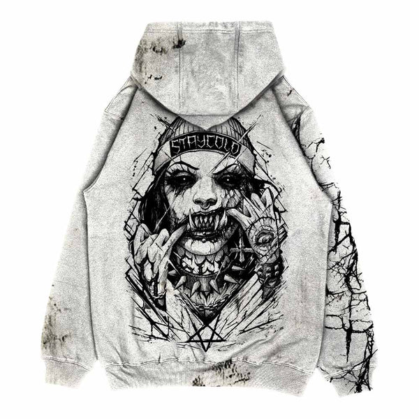 Attitude (Sand) - Oversized Hoodie (350GSM)