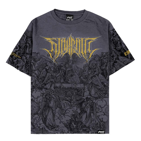 The Blackened Sun (dark grey) - Oversized T-Shirt (200GSM)